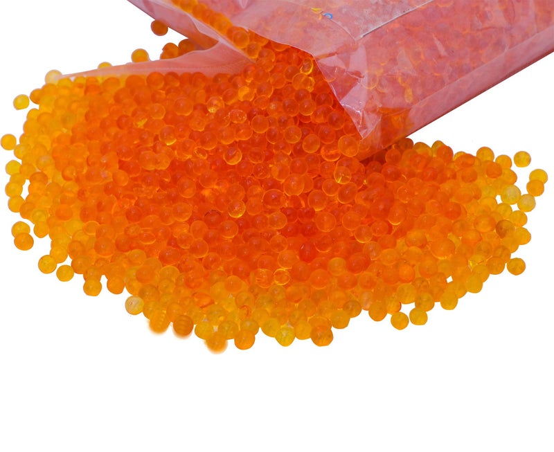 Elysian Orange Color Silica Gel Moisture Absorber Rechargeable Silica Gel Beads for Moisture Absorber Color Indicating Beads 250 Gram - Image 1