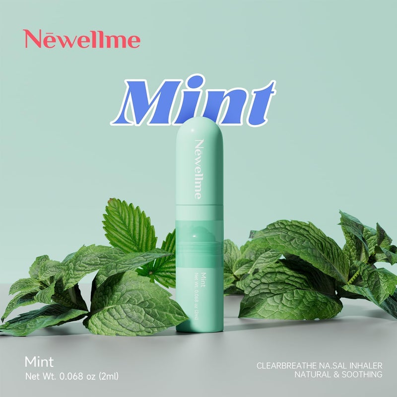 NEWELLME DualUse Aromatherapy Nasal Stick  3 Refreshing Scents Mint Watermelon Tropical for Sinus Relief Energy Boost  OnTheGo Comfort 6 Pack - Image 5
