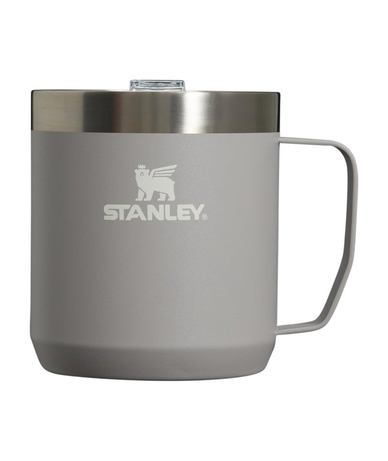 Stanley كوب ستانلي ستاي هوت كامب - كوب معزول من الفولاذ المقاوم للصدأ 18/8 - غطاء تريتان™ مانع للتنقيط - 12 أونصة - رمادي 2.0 - Image 1
