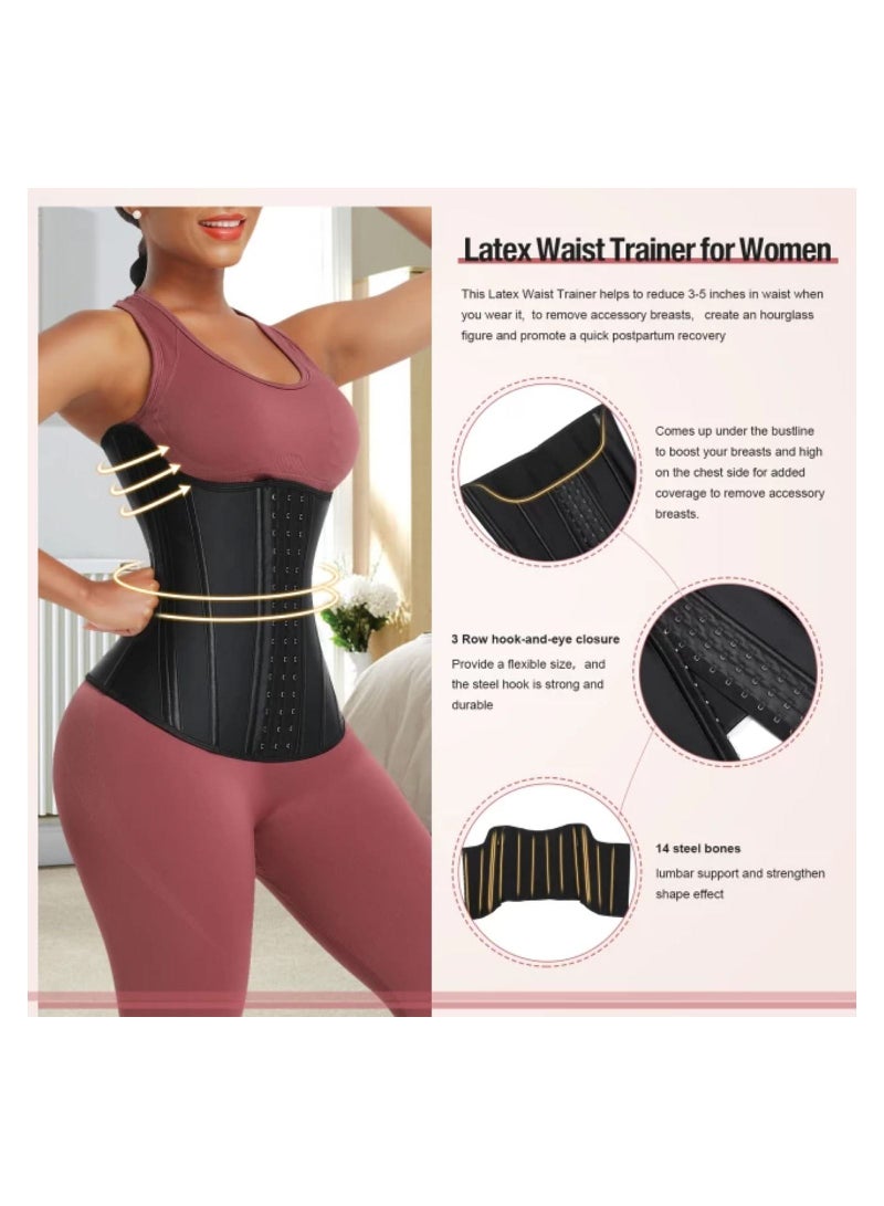 Premium Latex Sport Tummy Tightener with 14 Steel Bones Reduce 4 Inch Waist to Help Burn Fat Tummy Tummy Lifter Waist Full Back - Image 4