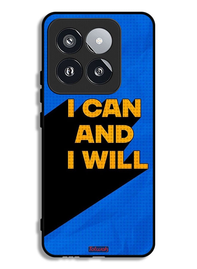 Tolwak Xiaomi 14 Pro Protective Case Cover I Can And I Will - Image 1