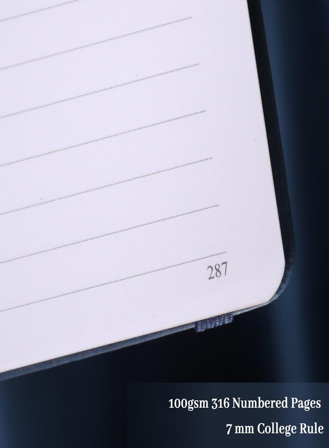 TIEFOSSI Ruled Journal for Men and Women Hardback A5 Ruled College Notebook 316 Numbered Pages for Writing Daily Journal for Work School Notes - Image 3