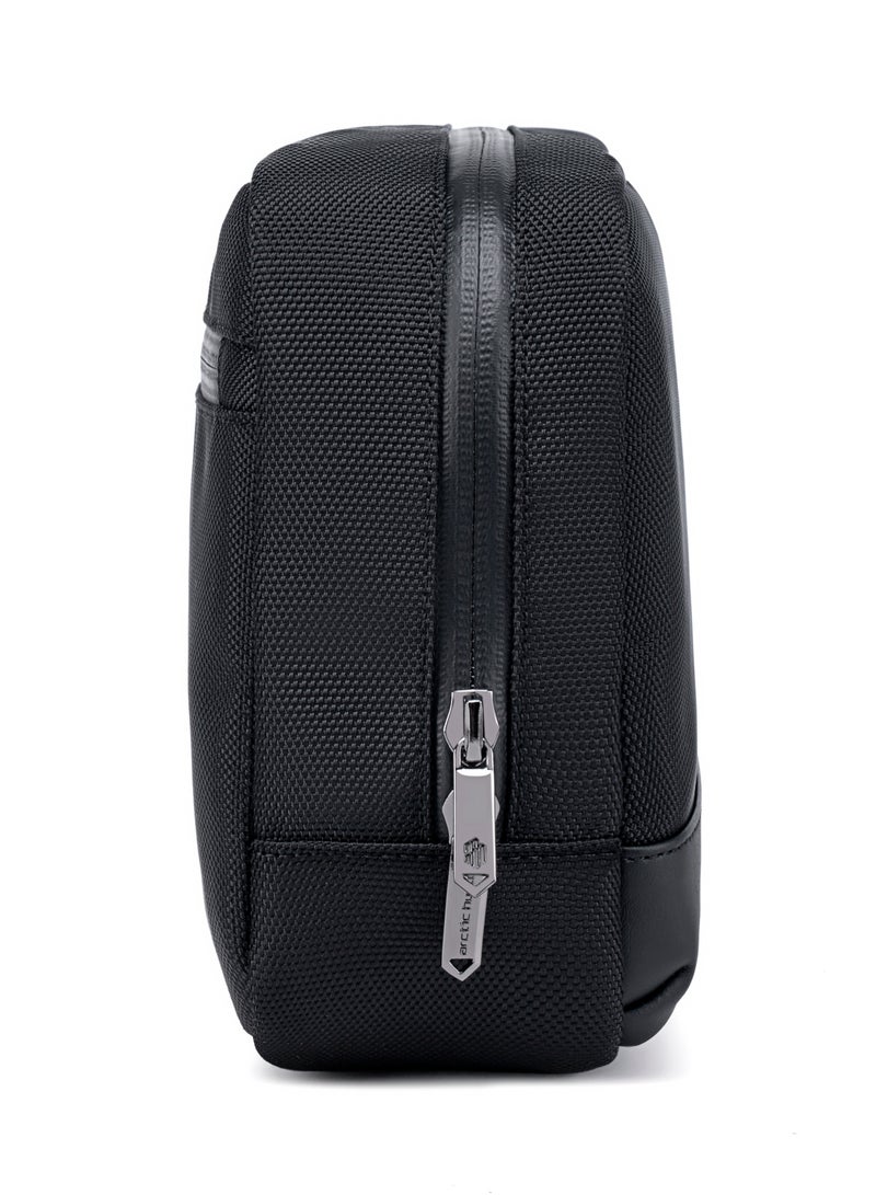 ARCTIC HUNTER Unisex Clutch Bag Durable Premium Water Resistant Carry All Bag with Multiple Pockets for Men and Women K00691 Black - Image 5