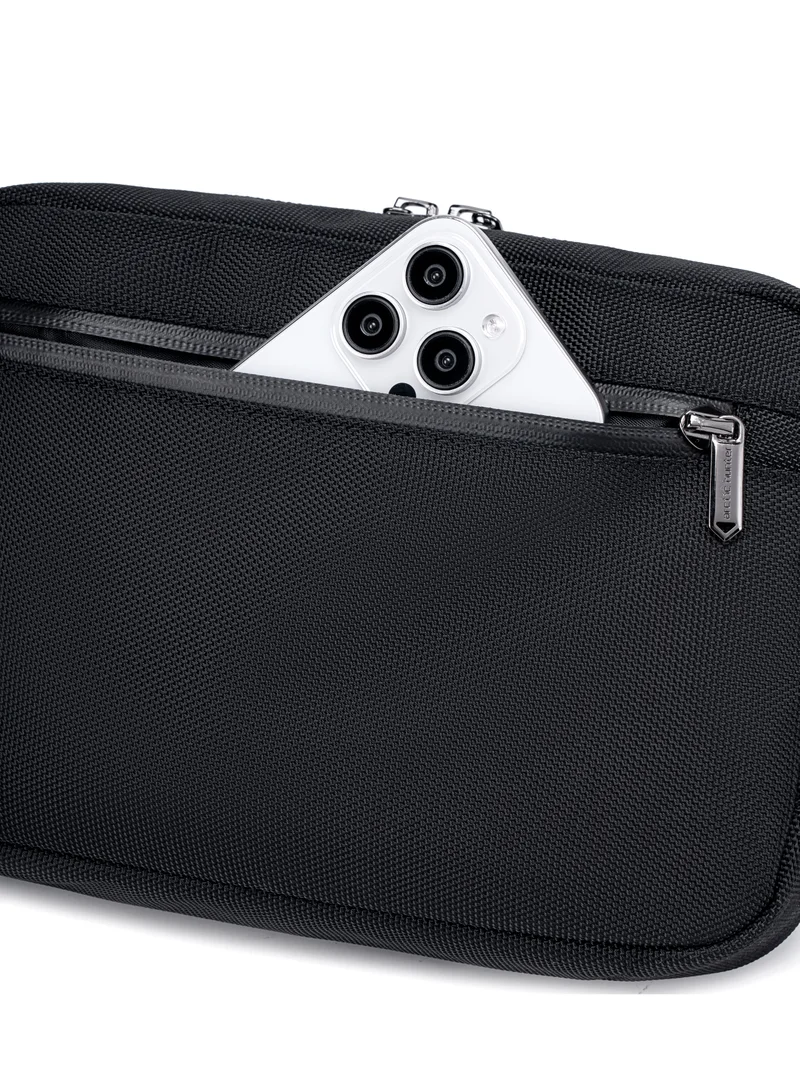 ARCTIC HUNTER Unisex Clutch Bag Durable Premium Water Resistant Carry All Bag with Multiple Pockets for Men and Women K00691 Black