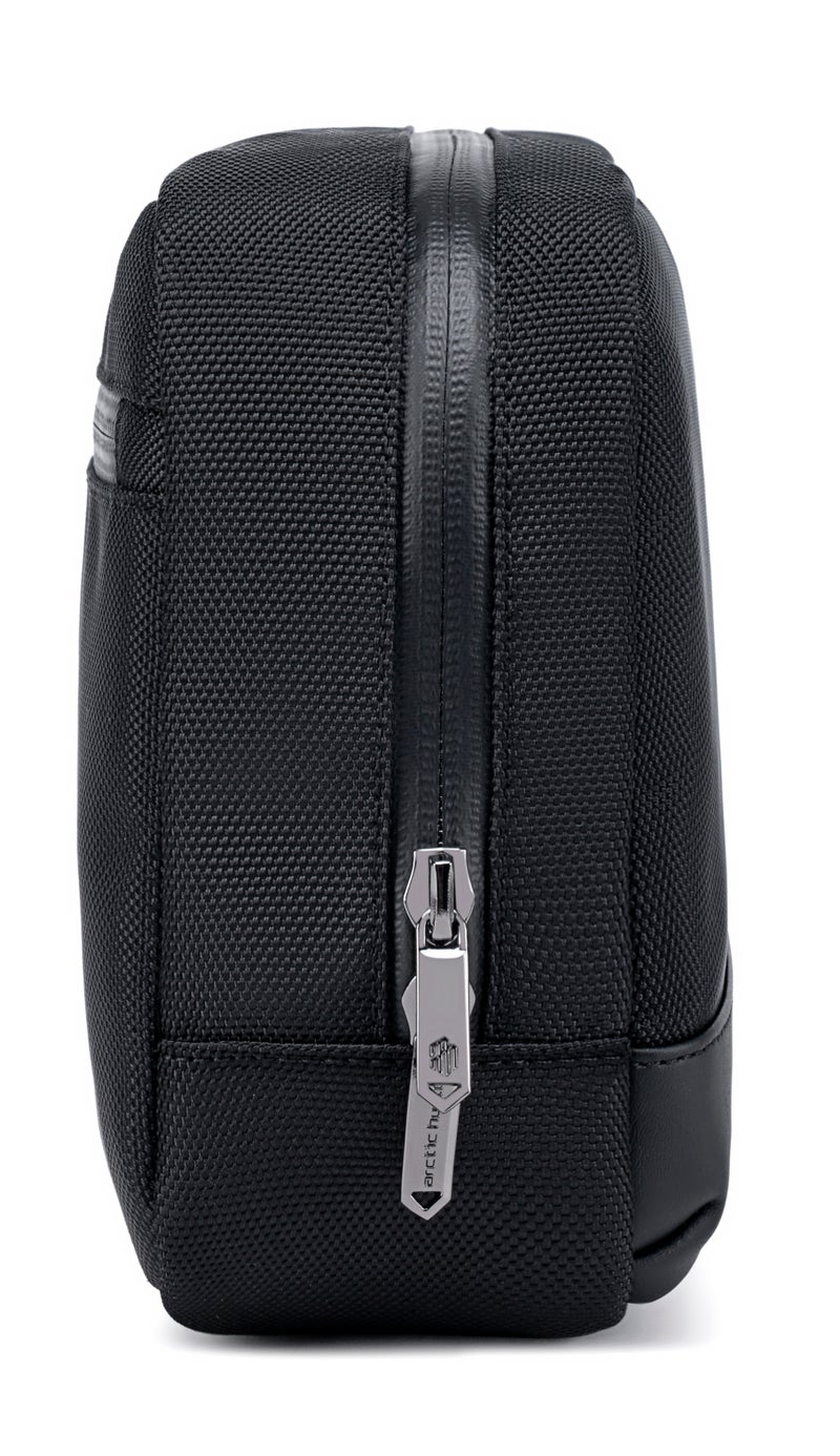 ARCTIC HUNTER Unisex Clutch Bag Durable Premium Water Resistant Carry All Bag with Multiple Pockets for Men and Women K00691 Black - Image 5
