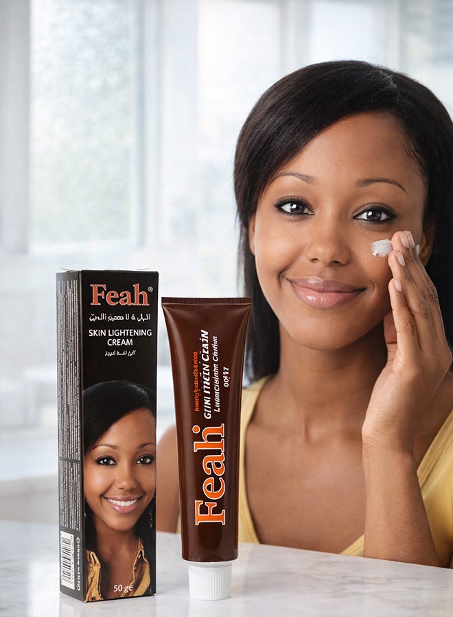Feah Skin Lightening Cream for Even Tone & Dark Spot Care 50ml Tube - Image 3