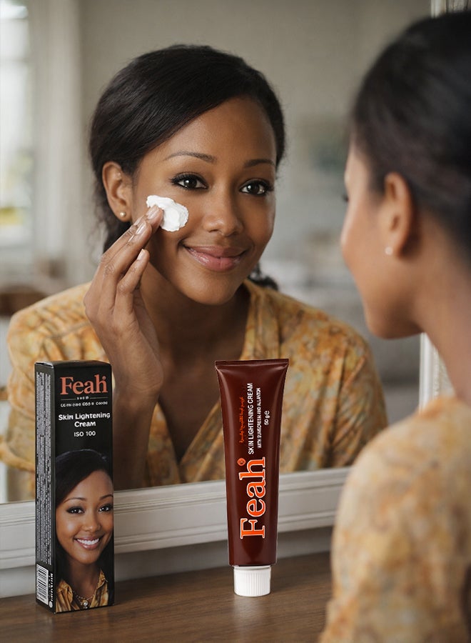 Feah Skin Lightening Cream for Even Tone & Dark Spot Care 50ml Tube - Image 5