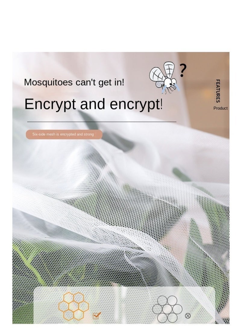 Arabest Bed Canopy Tents Curtain Blackout Curtain Single Bed Tent Curtain Student Shading Cloth Bed Canopy Mosquito Net Student Sleep Privacy Protection - Image 5