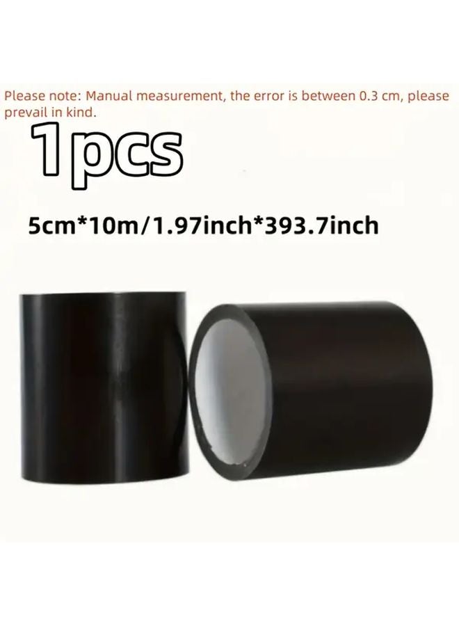 5cm x 10m Black Cloth Based Repair Tape Waterproof Abrasion Resistant Self Adhesive - Image 1