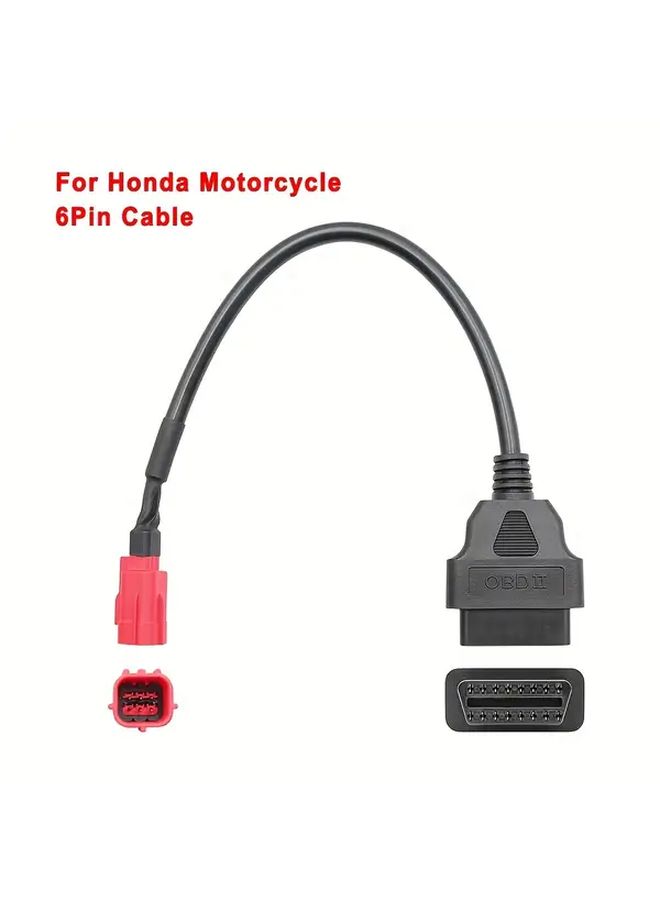 الماسح الضوئي العالمي OBD2 محول 16 دبوس ELM327 للدراجات النارية والسيارات تشخيص وحدة التحكم الإلكترونية 1 قطعة - Image 1