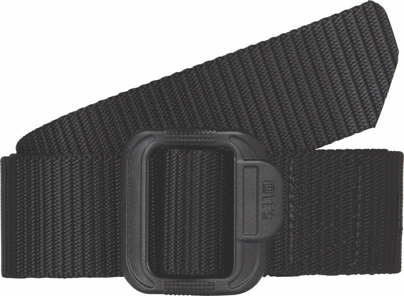 5.11 Tactical Belts - 1.5" TDU Belt Nylon, Metal Detector Friendly, Coverts to Tie-Down/Carry Strap, Style 59551, Black, Large - Image 1
