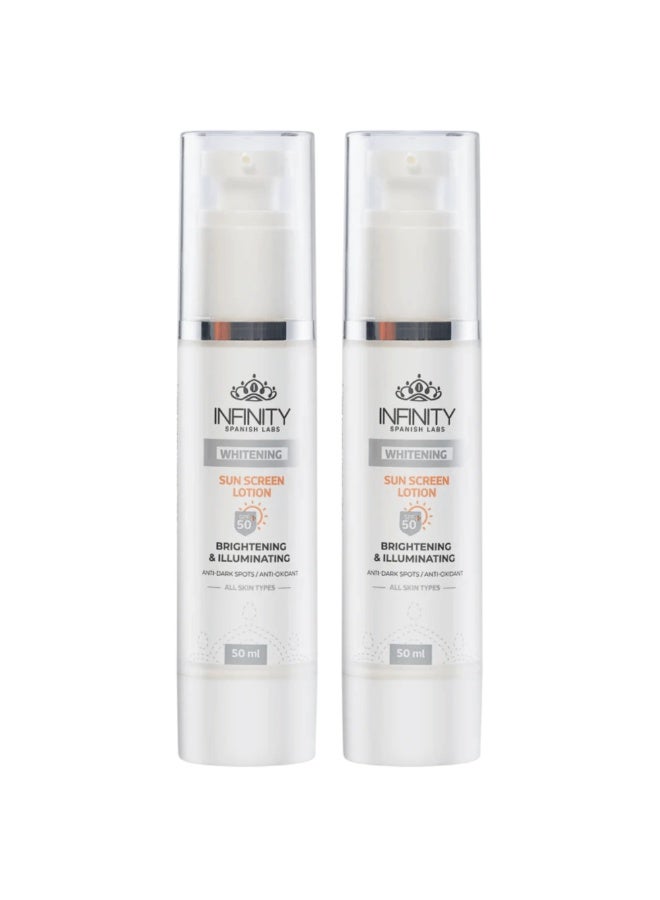 إينفينيتي انفنيتي صن سكرين مفتح للبشرة 1+1