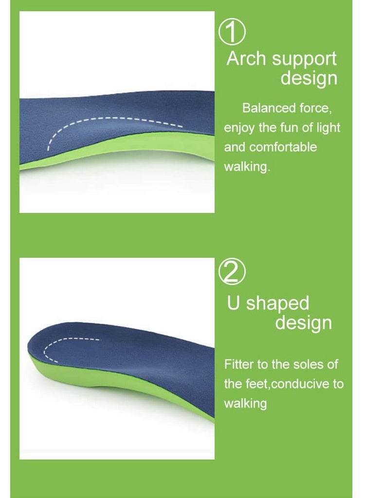 KASTWAVE Plantar Fasciitis Orthotic Insoles, Memory Foam Insoles (Men 38-42.5/ Women 37-42) - Image 3