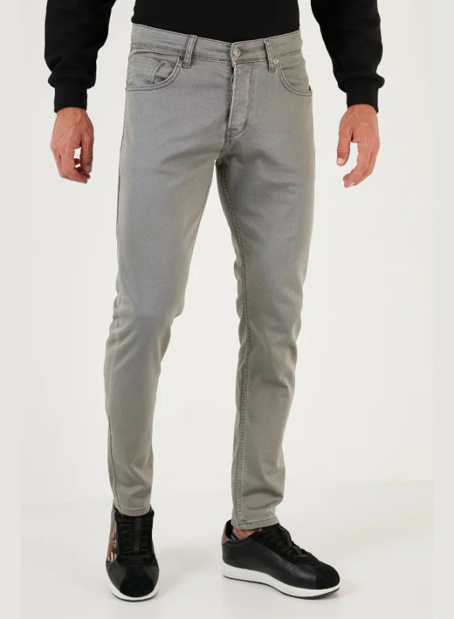 بوراتي جينز رجالي قطن بخصر عادي بقصة منتظمة من بوراتي