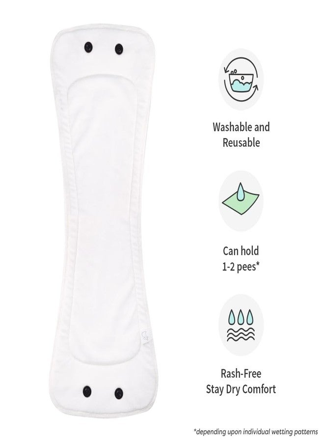 SuperBottoms Dry Feel Pad for Bedwetting Diaper (Pack of 2) |Reusable & Washable Organic Cotton Cloth Diaper Insert With Stay Dry Comfort| Open Style Soaker for Accidental Pees|Size - Small - Image 5