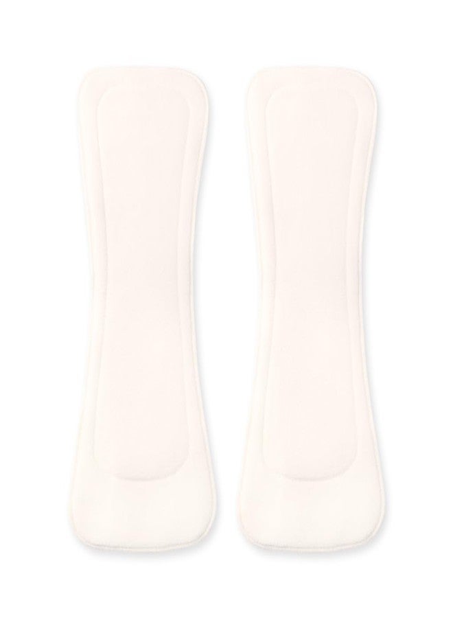 SuperBottoms Dry Feel Pad for Bedwetting Diaper (Pack of 2) |Reusable & Washable Organic Cotton Cloth Diaper Insert With Stay Dry Comfort| Open Style Soaker for Accidental Pees|Size - Small - Image 2