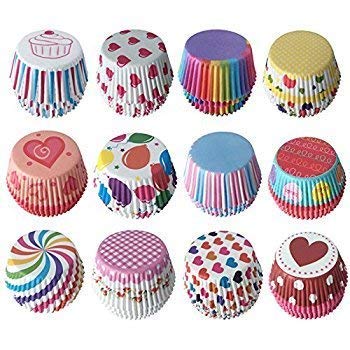 Perfect Pricee Baking Greaseproof Muffins Round Paper Cups Cake Microwave or Oven Tray Safe (Multicoloured) - Pack of 100 - Image 3