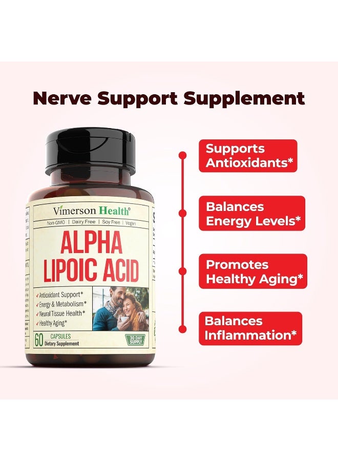 Vimerson Health Alpha Lipoic Acid - ALA Nerve Support Supplement 650mg - Image 5