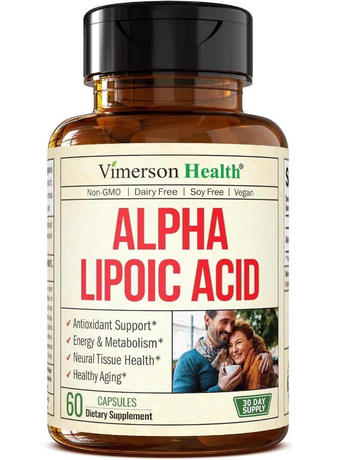 Vimerson Health Alpha Lipoic Acid - ALA Nerve Support Supplement 650mg - Image 1