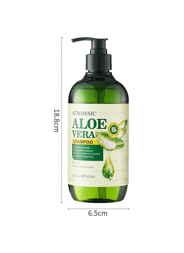 Kormesic Aloe Vera Shampoo - 500ml Soothing & Hydrating Shampoo  - Image 2