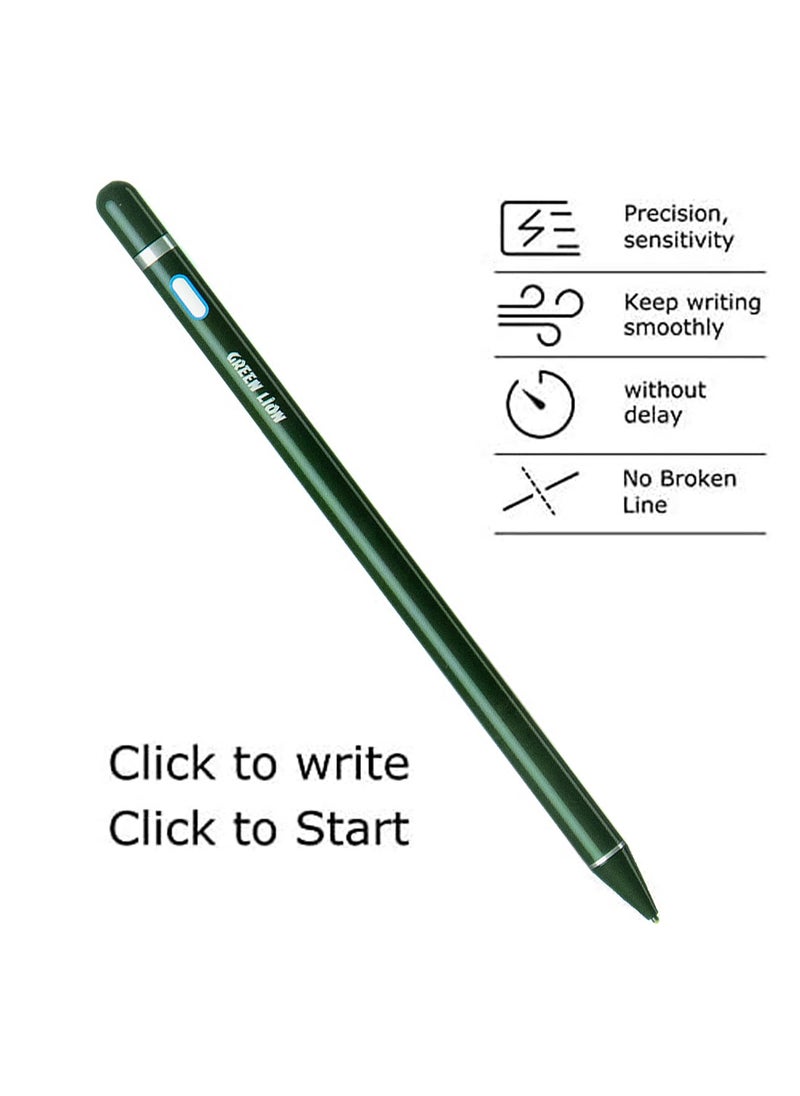 GREEN LION Touch Screen Stylus Pen by Green Lion, 1.45mm Fine Tip, 100mAh Battery, Micro USB Charging, Universal Compatibility for iOS & Android Devices  - Image 3