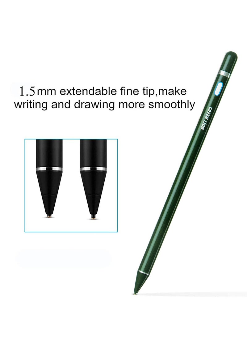 GREEN LION Touch Screen Stylus Pen by Green Lion, 1.45mm Fine Tip, 100mAh Battery, Micro USB Charging, Universal Compatibility for iOS & Android Devices  - Image 2