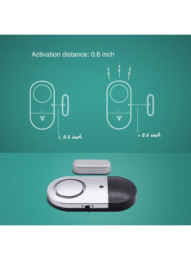 120 DB Loud Door and Window Open Alarm Sensor 3 Pack for Kids, Dementia Patients Safety, Burglar Anti-Theft Wireless Security Alarms Keep Your Home, Pool, Cabinet, Business Safe - Image 3