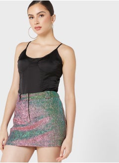 GLAMOROUS Strappy Satin Bodysuit  - Image 2