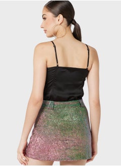 GLAMOROUS Strappy Satin Bodysuit  - Image 3