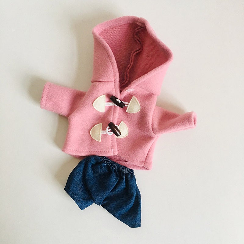 23Cm Repair Hook Xiao Fei Dog Doll Clothing Accessories Christmas Sweater Set Cardigan Strap Pants Clothes Set Change - Image 1