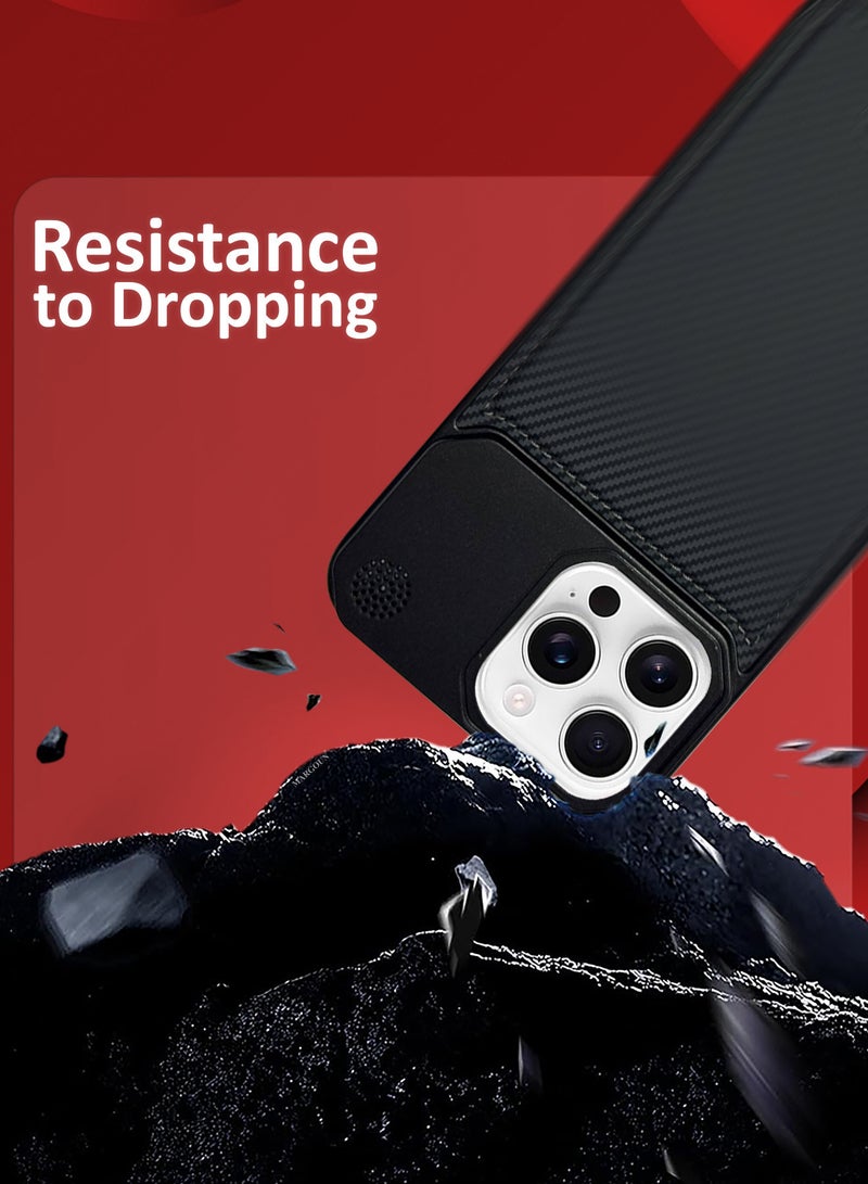 CATANES iPhone 16 Pro Max 3 Pack Case Leather Metal Design, Slim Lightweight Minimalist Cover,1 Case 2 Screen Protectors - Image 5