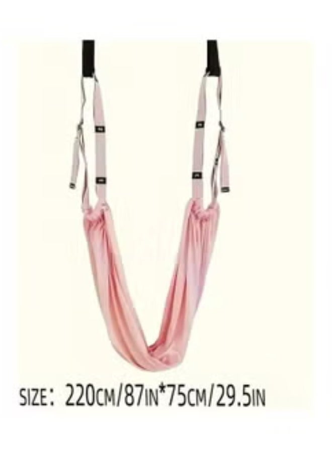 حبل مقاومة لليوغا، حزام مطاطي للخصر والظهر والساق، حزام يوجا للياقة البدنية، حزام تمدد لليوغا واللياقة البدنية، مدرب مساعدة لتمديد الساق، مدرب لليوغا، مدرب الخصر للياقة البدنية والرقص متعدد الألوان - Image 5
