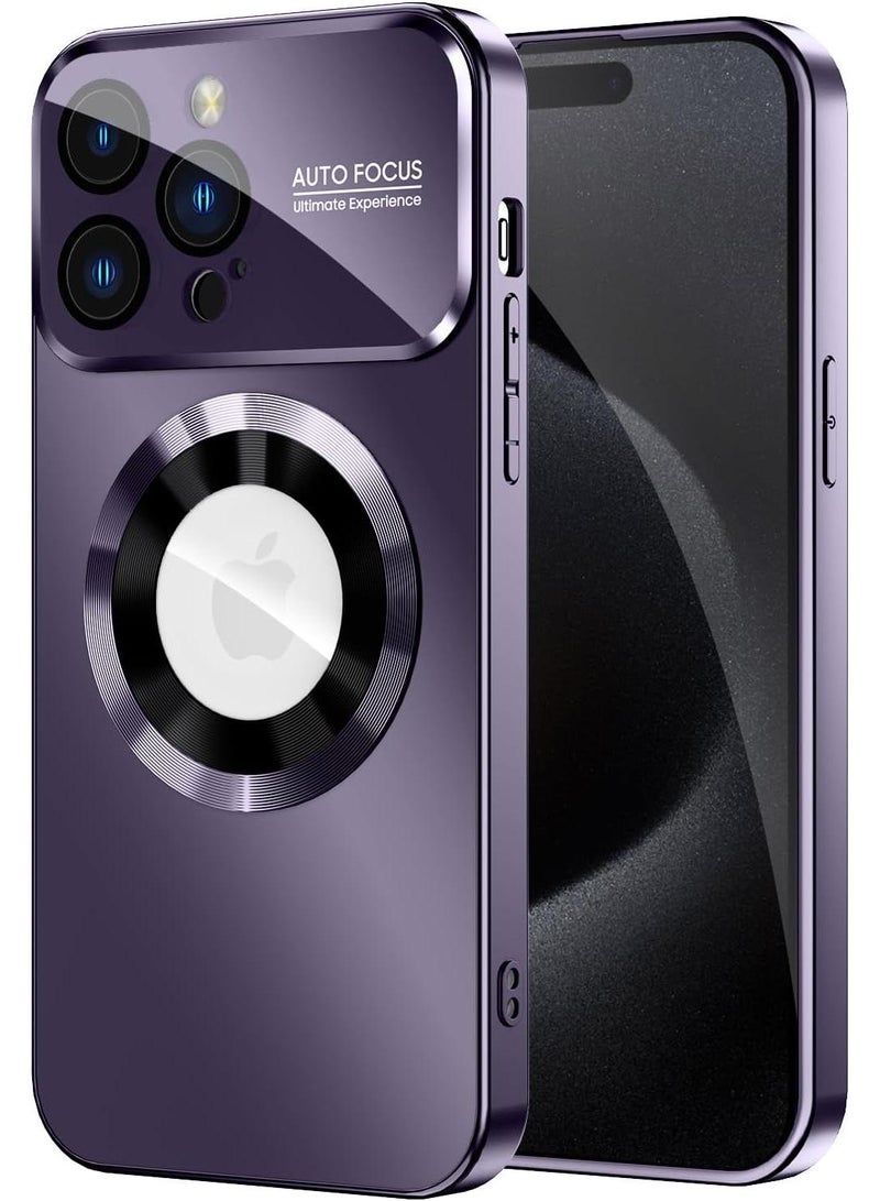 Y&D Applicable To Apple 12pro Matte Standard Leakage Magnetic Large Window Mirror Mobile Phone Protective Case - Image 2