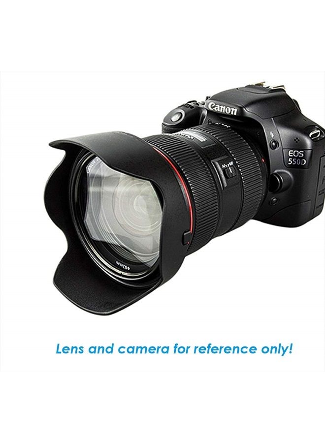 Fotasy غطاء عدسة توليب مخصص لعدسة كانون EF 24-70mm f/2.8L II USM، غطاء عدسة كانون 24 70mm 2.8 L II، بديل لغطاء كانون EW-88C - Image 4