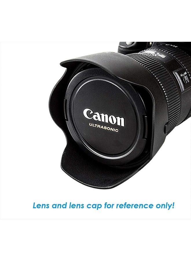 Fotasy غطاء عدسة توليب مخصص لعدسة كانون EF 24-70mm f/2.8L II USM، غطاء عدسة كانون 24 70mm 2.8 L II، بديل لغطاء كانون EW-88C - Image 3