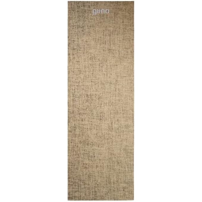 Giino Natural Jute Yoga Mat -Thick Yoga Mat - Organic Jute Exercise Mat - Large Non Slip - For All Yoga Pilates Floor Exercise - Image 5
