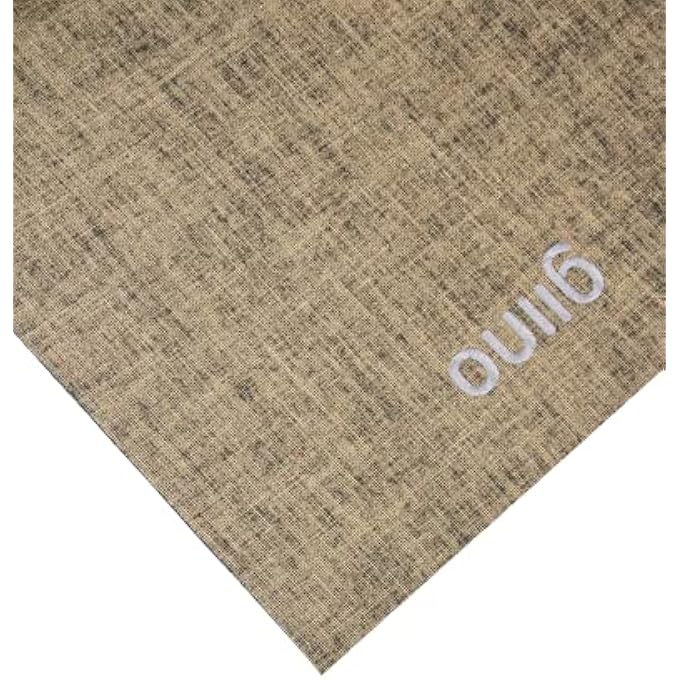 Giino Natural Jute Yoga Mat -Thick Yoga Mat - Organic Jute Exercise Mat - Large Non Slip - For All Yoga Pilates Floor Exercise - Image 4