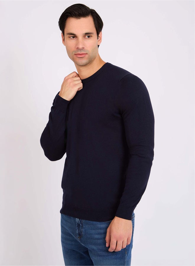 DALYDRESS Men Regular Fit Pullover - Blue - Image 3