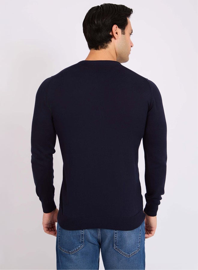 DALYDRESS Men Regular Fit Pullover - Blue - Image 4