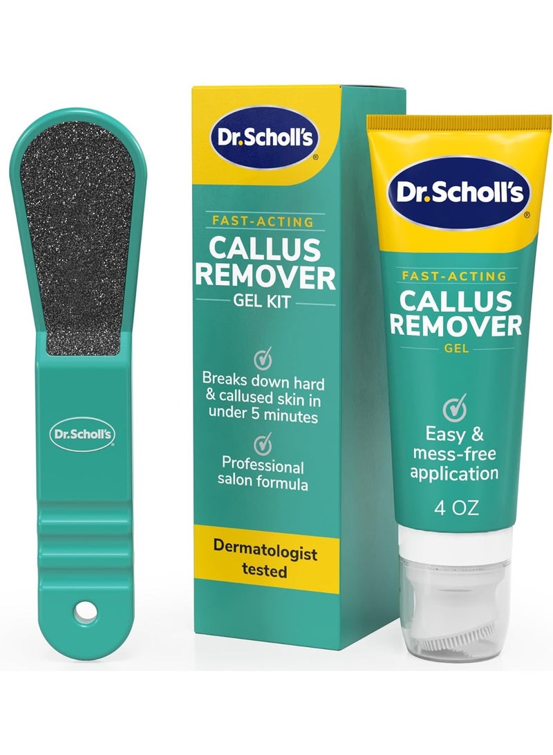 Scholl Dr. Scholl's Fast Acting Callus Remover Gel Kit Hard Skin Removal - Image 1