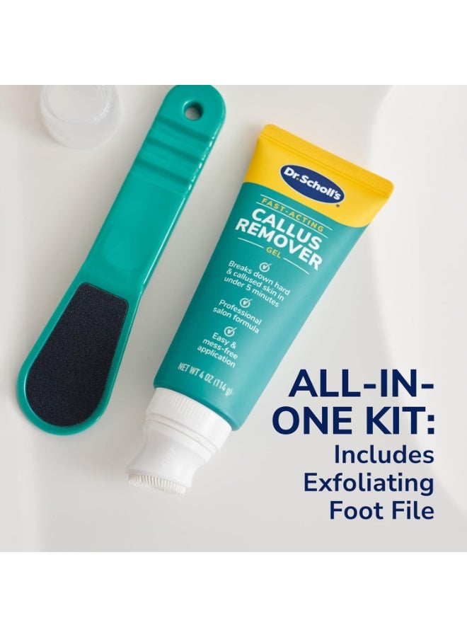 Scholl Dr. Scholl's Fast Acting Callus Remover Gel Kit Hard Skin Removal - Image 2