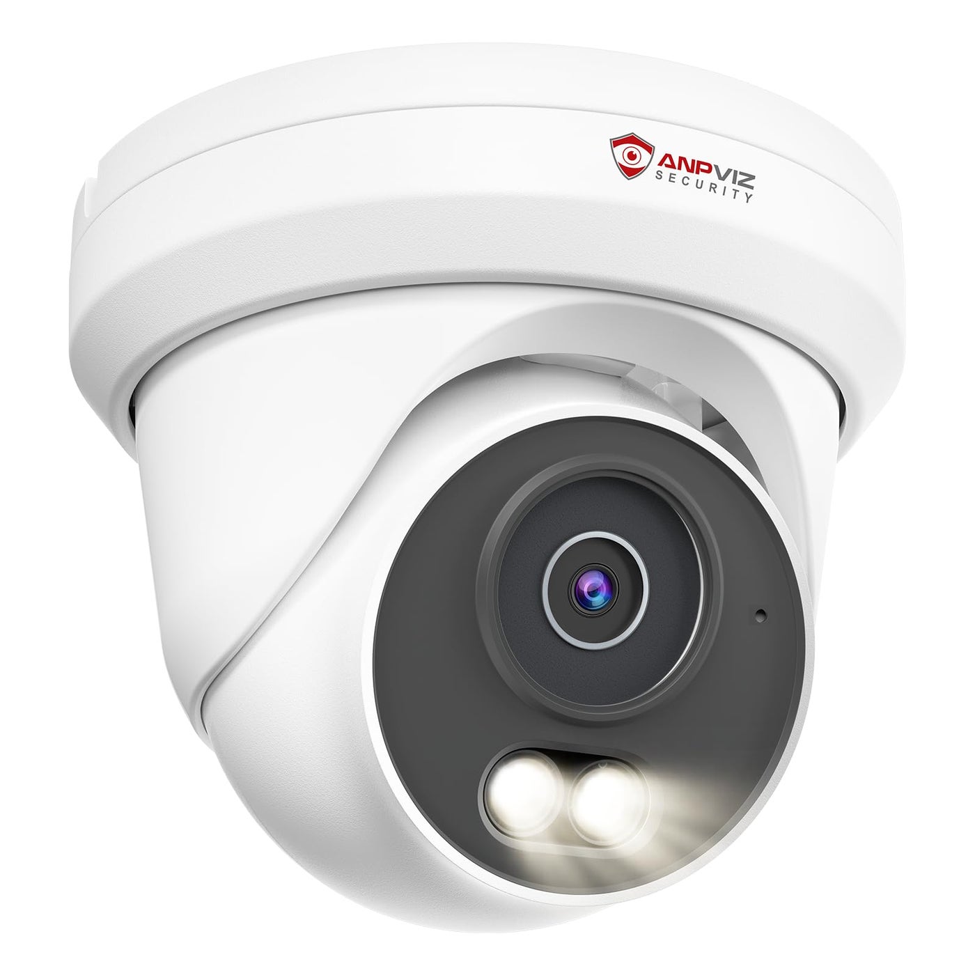 anpviz Anpviz Anpviz Poe Camera Full Metal Turret Security Camera Outdoor Wired Smart Dual Light Color Night Vision Human Motion Detection Mic Ndaa Requires Nvr Not Work Independently