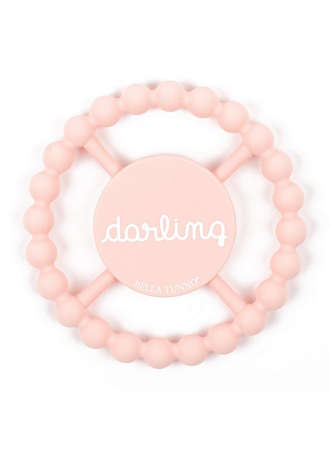 بيلا تونو مجموعة من قطعتين من Bella Tunno Happy Teether - لعبة عضاضة ناعمة وسهلة الإمساك للأطفال، حلقة عضاضة من السيليكون للمساعدة في تهدئة اللثة، غير سامة وخالية من مادة BPA، رائعة/رائعة  - Image 3