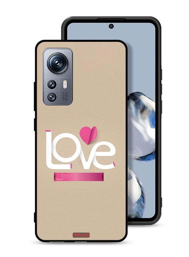 Tolwak Xiaomi 12S Protective Case Cover Love Art - Image 1