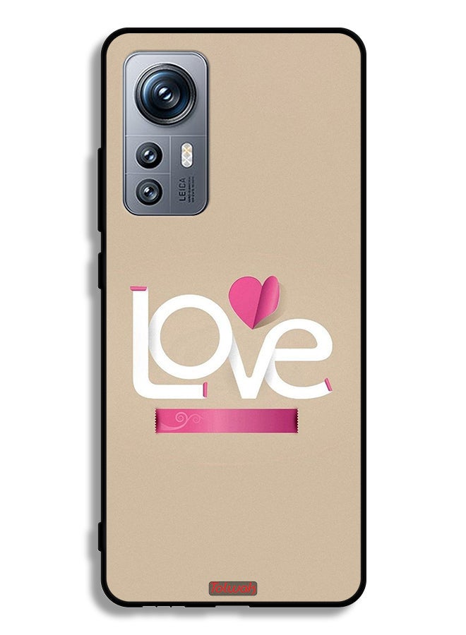 Tolwak Xiaomi 12S Protective Case Cover Love Art - Image 2