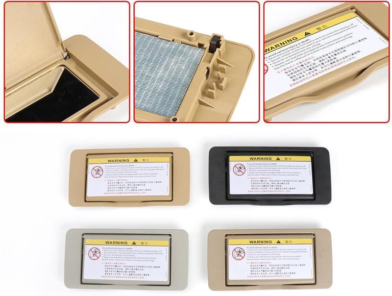 Wivplex Sun Visor Mirror Cover for Mercedes C-Class - Image 5