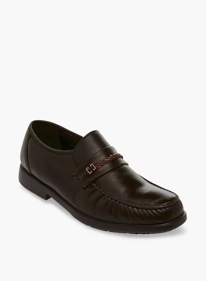بينوسوس Men Slip-On Genuine Leather Loafers
