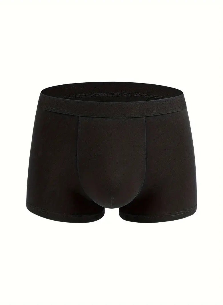 SiNO Pure Cotton Men's Boxers, Short-Leg Lycra Briefs - Soft, Breathable, Antibacterial - 4-Pack Assorted Colors.  - Image 2