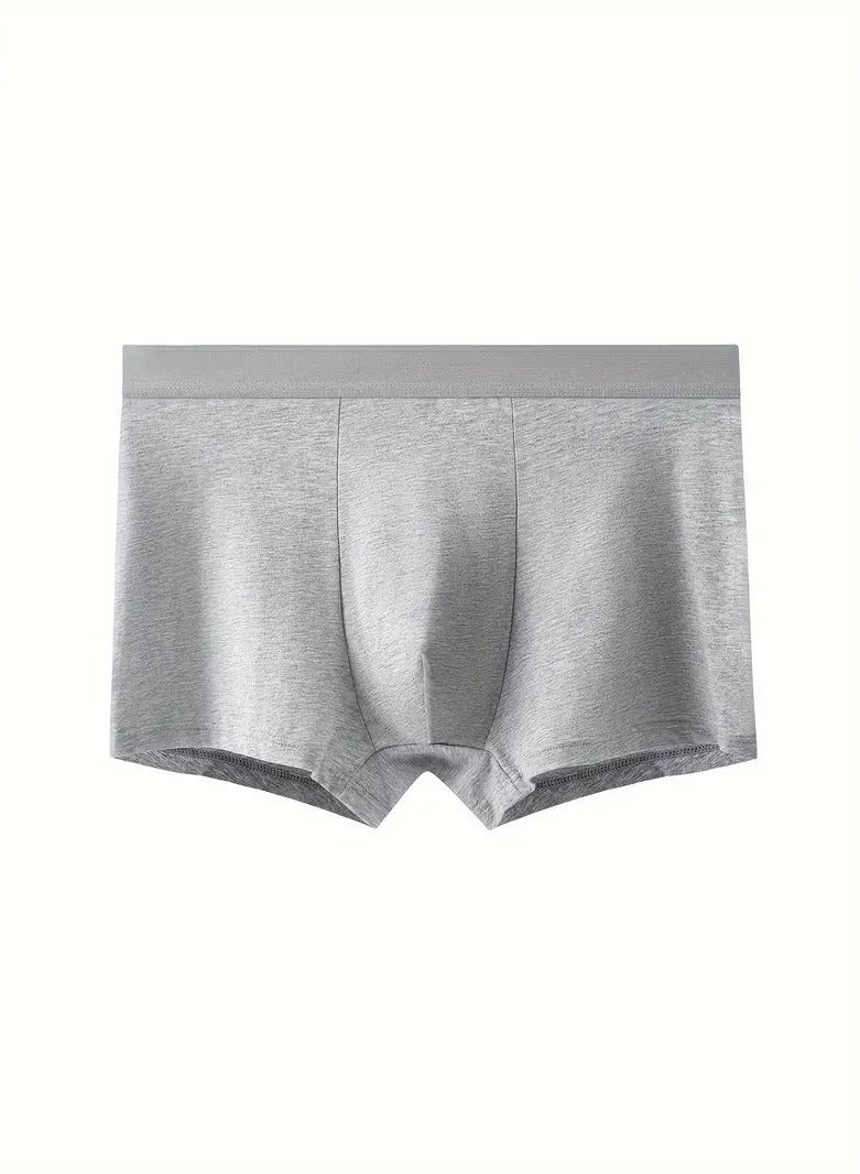 SiNO Pure Cotton Men's Boxers, Short-Leg Lycra Briefs - Soft, Breathable, Antibacterial - 4-Pack Assorted Colors.  - Image 5