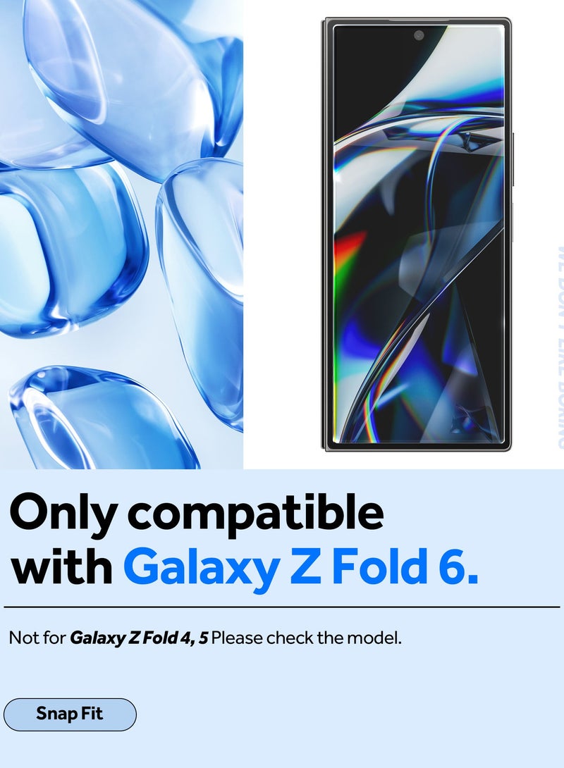 Caseology حماية شاشة زجاجية مقسّاة لجهاز سامسونج جالكسي Z Fold 6 مع صينية تركيب سهلة - [عبوة 2] - Image 2